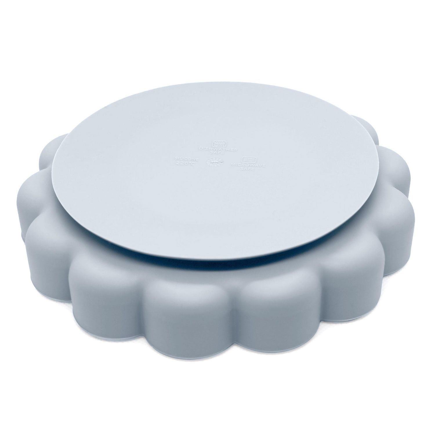 Assiètte en silicone SiliLion de Kushies - Blue