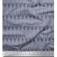 thumbnail image 1 of Soimoi Gray Viscose Chiffon Fabric Giraffe Animal Decor Fabric Printed BTY 42 Inch Wide, 1 of 3