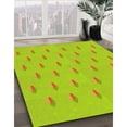 thumbnail image 3 of Ahgly Tapis Rectangulaire Lavable en Machine Intérieur Transitionnel Vert Pistache, 5 Pieds x 8 Pieds, 3 of 7