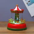 thumbnail image 4 of De Música De Navidad, Carrusel De Música Luminosa, Rueda De La Fortuna, Regalo De Navidad Animado, Decoración De Escritorio Romántica Yuarrent HA041414-01, 4 of 6