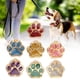 thumbnail image 5 of 7 piezas de metal compacto lindo mascota colgante perro huella identidad cuello colgante etiqueta accesorio, 5 of 8