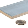thumbnail image 3 of Teva Ocean Blue 3-in. x 15-in. Brick Joint Stacked Subway Glossy Porcelain Wall and Floor Tile, 3 of 8