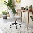 thumbnail image 5 of Byron Office Chair White Office Chair, Modern Style, Plush and durable faux leather fabric, Plywood, Indoor Office, 5 of 12