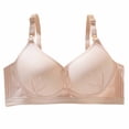 thumbnail image 2 of Antinious Women Wireless Push Up Plus Size Bras Front Closure Breathable Everyday Wear, 2 of 5
