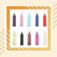thumbnail image 2 of Sonducket LLavero de cuero anillo de moda puerta portátil llavero colgante mochila bolso monedero joyería colgante mujer hombre Ropa, zapatos y accesorios Miscelánea Blanco, 2 of 6