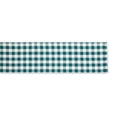 thumbnail image 3 of Teal Heavyweight Check Fringed Table Runner 14x72, 3 of 3