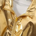 thumbnail image 7 of FSYBOA Boys Casual Jacket, Loose Fit Collared Long Sleeve Fashion Fall Outerwear Yellow Size 12-13T, 7 of 7