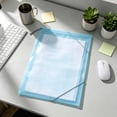 thumbnail image 4 of File Folder, Heavy Duty Macaron Thickened Tear-Resistant Plastic Document Organizer with Elastic Cord, Waterproof File Pocket, A4 Size 12.4" X 9.3", 1 Pack for School Office Business, 4 of 7