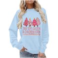 thumbnail image 2 of Wancir Tree Tops Glisten and Children Listen to Nothing Sweatshirts Women Christmas Trees Print Long Sleeve Pullover, 2 of 4