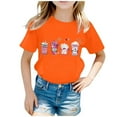 thumbnail image 3 of TZEWGL T-Shirts pour Enfants Imprimés Col Rond Manches Courtes Vêtements d'Été Amples pour Enfants Taille 6-8T, 3 of 5