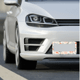thumbnail image 5 of 1 Pcs Floral License Plate Frame, License Plate Cover for Car Decorative Parts, Aluminum License Plate Bracket Holder Rust-Proof Weather-Proof for US Standard Car, 5 of 9