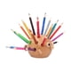 thumbnail image 1 of Soporte de bolígrafo con lápices de colores, exhibición de soporte de lápiz Organizador de escritorio de lápiz de madera para dibujo para colorear de, 1 of 8