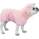 thumbnail image 1 of Zhuge Albornoz para perros, toalla de baño con capucha absorbente de microfibra de secado rápido para cachorros, perros pequeños, medianos y grandes, gatos (rosa, S), 1 of 5