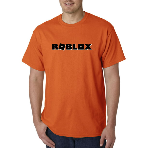 New Way New Way 1168 Unisex T Shirt Roblox Block Logo Game Accent Small Orange Walmart Com Walmart Com - roblox shirt walmart