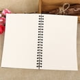 thumbnail image 4 of Gonyden 2 Pcs Notebooks Spiral Coil Notepad Tape Notebook Kraft Paper Notebook Sketchbooks, 4 of 6