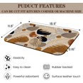 thumbnail image 2 of Boho Tropical Palm Leaf Geometric Coffee Mat 16"x24" Absorbent Hide Stain Rubber Backed Dish Drying Mat for Kitchen Counter Stylish Coffee Bar Accessory and Decor Gift, 2 of 6