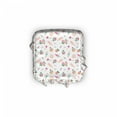 thumbnail image 2 of Ice Cream Ottoman Cover, Sweets Lollipop Cupcake, 2 Piece Slipcover Set with Ruffle Skirt for Square Round Cube Footstool Decorative Home Accent, Standard Size, Blush Multicolor, by Ambesonne, 2 of 5