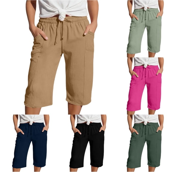 Girls High Withed White Space Pocket Pants for Kids with Comfortable Fit Solid Color Casual Trousers for Girls 2t Girls Leggings Sequins Sweatpants Clothes for Baby Girls 12 Months Toddlers