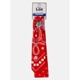 thumbnail image 2 of Kacey Lee Unisex Bandana Set with Star Concho, Red, 2 of 4