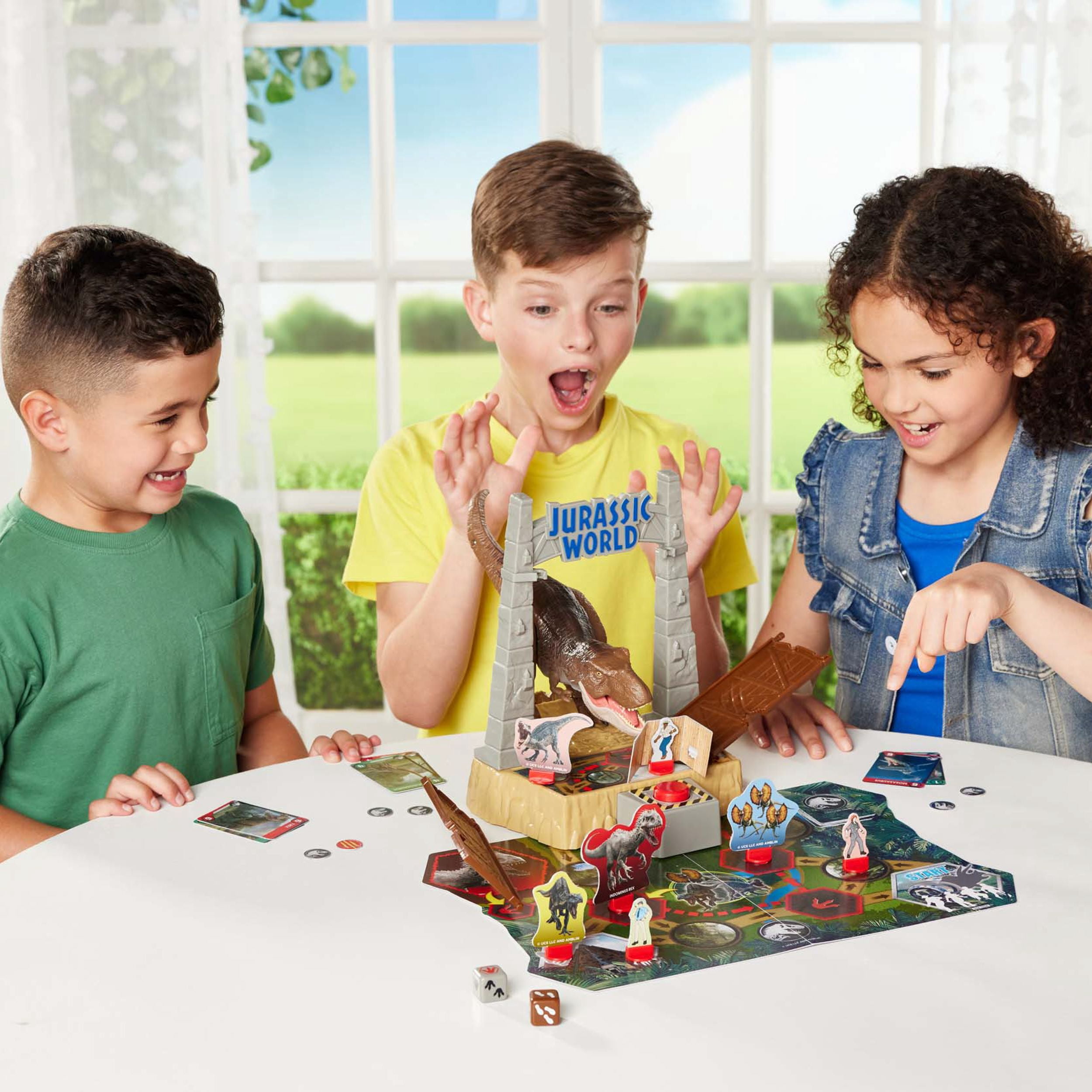 Epoch Games Jurassic World T-Rex Escape, Tabletop Action Game, Ages 6+