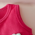 thumbnail image 6 of XZNPDUCQ Little Girls Casual Shorts Set Toddler Baby Girl Summer Clothes Tops Mini Shorts Set 2Pcs Outfits Sleeveless Shirts Floral Shorts sets Dailywear Pink，18-24 Months, 6 of 9