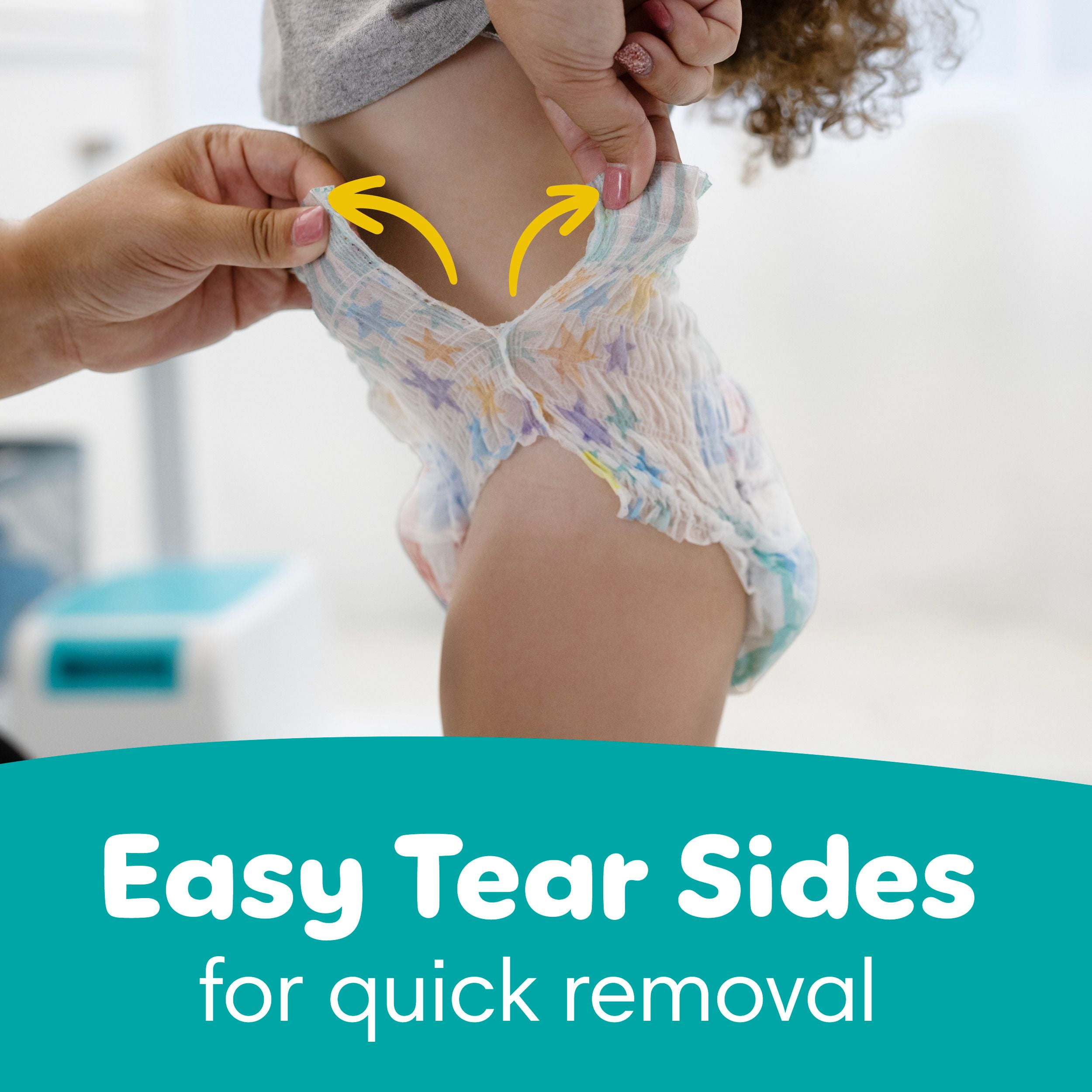 Sous-vêtements d’entraînement Pampers Easy Ups, taille 4 2T/3T, filles