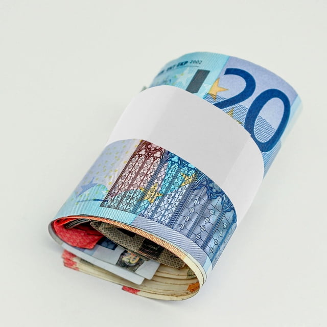Luxshiny 300Pcs Practical White Paper Cash Straps Easy to Use Money Bands for Bills Organization