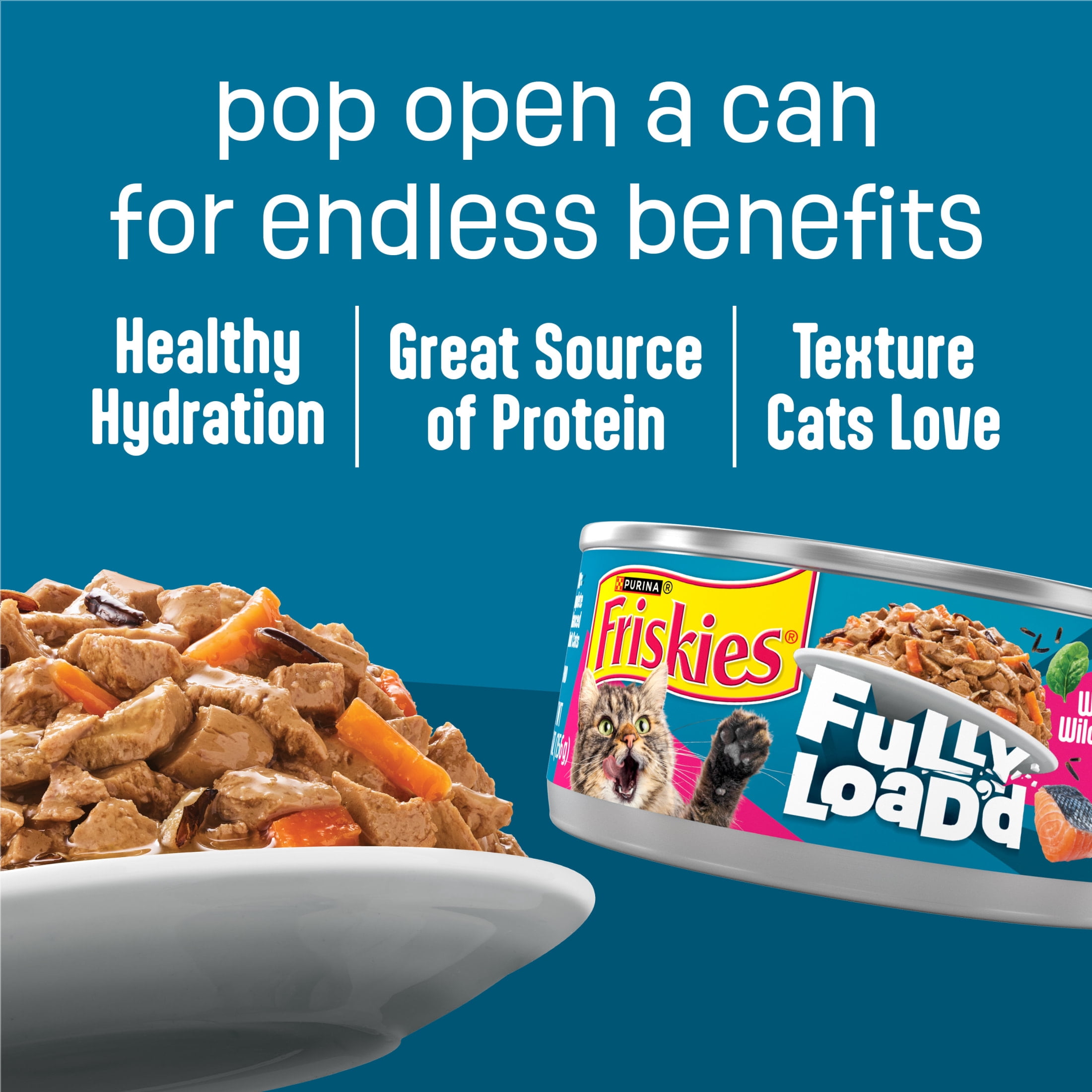 Friskies Full Load'd Salmon 5.5oz