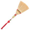 thumbnail image 4 of HERFIER Chinese Style Woven Bed Broom Home Desktop Dust Brush Short Handle Broom for Home 11.4x5.7x0.98in, 4 of 8