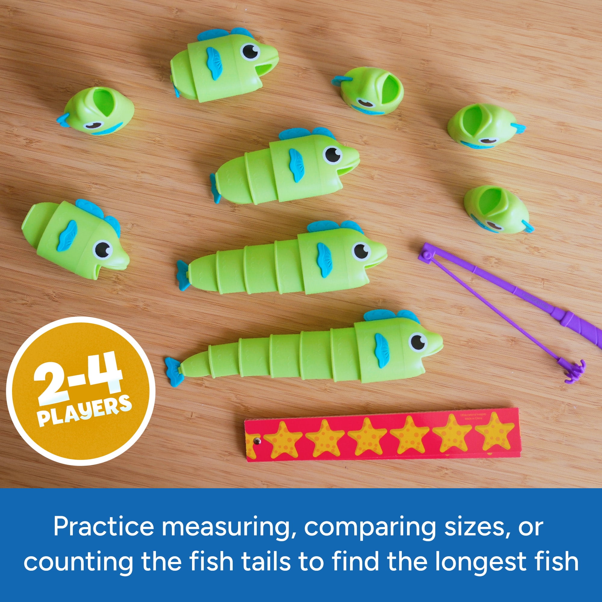 Educational Insights Reel Big Catch Game, Preschool Early Math, Boys & Girls Ages 3+
