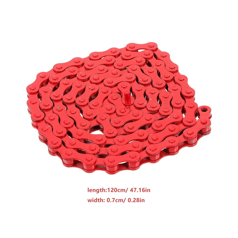 Mountain Bike Chain Storage Suite Detachable Chains Bicycles Accessories Easy Installation Outdoor Size 120.00X0.70X0.70CM Red