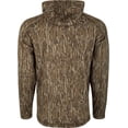 thumbnail image 3 of Drake Men's Breathelite Quarter Zip Hoodie Mossy Oak Bottomland XL, 3 of 5