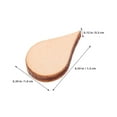 thumbnail image 6 of LOLIPPYY 300PCS Blank Wood Cutouts Water Drop Shaped Wood Pieces for DIY Crafts Home Decor Natural Aesthetic, 6 of 8