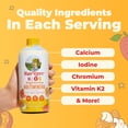 thumbnail image 6 of (3 pack) MaryRuth's Kids Liquid Nighttime Multimineral Supplement with Lutein, Peaches and Cream Flavor, Sugar-Free, Gluten-Free, 1-Count, 15.22 fl oz, 6 of 11