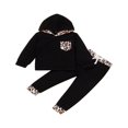 thumbnail image 1 of Baby Boys 2PCS Pants Sets Long Sleeve Round Neck Sweatshirt Tops Solid Color Pants Sets, 1 of 6