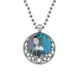 thumbnail image 1 of Pintura china clasica chica azul Collares Colgante Retro Moon Stars Jewelry Unbranded M, 1 of 3