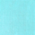 thumbnail image 1 of Ahgly Company Indoor Square Solid Light Blue Modern Area Rugs, 7' Square, 1 of 4