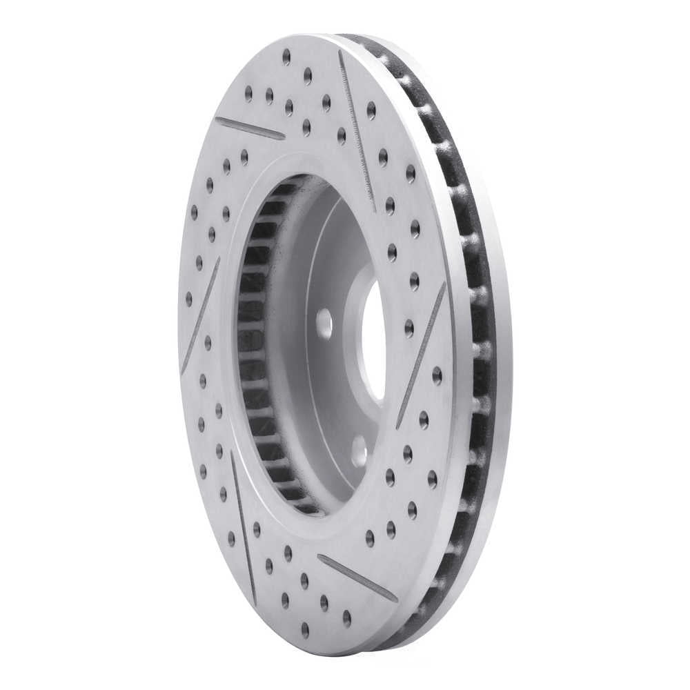 Dynamic Friction Company 830-45014L DFC Geoperformance Rotor - Drilled and Slotted