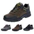thumbnail image 4 of NOKIO Outdoor Hiking Shoes for Men La𝖼e Up T𝗋a𝗂𝗅𝗀 Running Shoes Wate𝗋proof Wear-Res𝗂st𝖺𝗇𝗍 Sneakers Lightweight Anti-S𝗅ip Sport Shoes Wide Width Athlet𝗂c Shoes for Backpacking Travel, 4 of 9