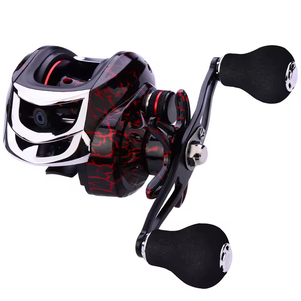 Light Weight Baitcasting Fishing Reel with13+1 Shielded Stainless Steel Bearings Carbon Fiber Gear Ratio 7.1:1 Ultra Smooth Baitcaster Reel for Saltwater or Freshwater