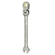 Uxcell Flex Head Ratchet Wrench 5/16" SAE 72 Tooth 12 PT Ratchet Combination Wrench
