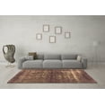 thumbnail image 3 of Ahgly Company Indoor Square Persian Brown Bohemian Area Rugs, 4' Square, 3 of 4