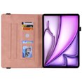 thumbnail image 2 of Dteck Butterfly Pattern Case for iPad Air 11 inch 2024,Magnetic Leather Card Slots Wallet Case Shockproof Kickstand Cover for iPad Air 11-in. (M2) ,Pink, 2 of 5