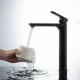 thumbnail image 3 of Kibi Tender-T Single Handle Bathroom Vessel Sink Faucet with Pop Up Drain, 3 of 3
