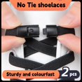 thumbnail image 2 of Nuevos cordones de zapatos con cierre a presión sin corbatas, cordones planos degradados, zapatillas con cordones elásticos, cordones para zapatos sin cordones para niños y adultos, accesorios para za, 2 of 4