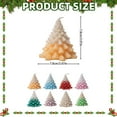 thumbnail image 3 of Christmas Tree Clearance! Christmas Decor Christmas Candles Tree Santa Scented Candles Xmas Tree Shaped Candles Gifts for Home Decor Bedroom Room Table Decorations Candles & Holders Flash Sale!, 3 of 8