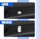 thumbnail image 4 of 1 Set No.51211805643/51216754240 Puerta de bloqueo varilla perilla y tapa de botón de bloqueo para BMW 328i tono plateado, 4 of 7