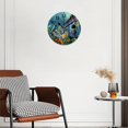 thumbnail image 2 of 12 Inch Wall Clock Battery Operated Silent Clock Decorative for Office, Kitchen, Outdoor, Living Room，Bird Sunflower Floral Elaborate, 2 of 4
