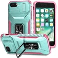 thumbnail image 1 of Funda para GANGXUN iPhone SE 2020/2022 - Soporte metálico, Función magnética, Verde, 1 of 6