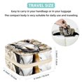 thumbnail image 5 of Rhino Travel Portable Square Jewelry Box Organizing Rings Earrings Necklaces Bracelets for Girls Women, 5 of 6